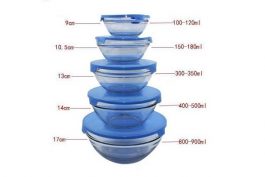 Glass Bowl Set 5in1