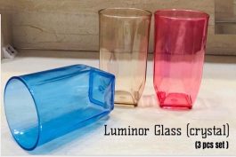 Luminor Crystal Glasses 3 Pcs Set