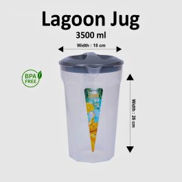 Lagoon Plastic Jug – 3500 ml