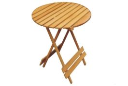 Round Wooden Table Folding