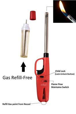 Gas Lighter with Refill