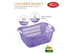 Lavender Plastic Basket