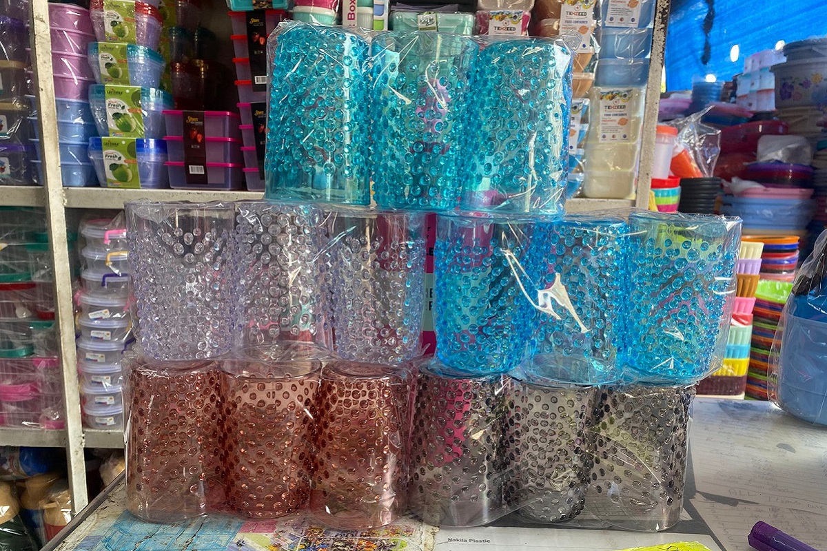 3 Pcs Acrylic Glass Set