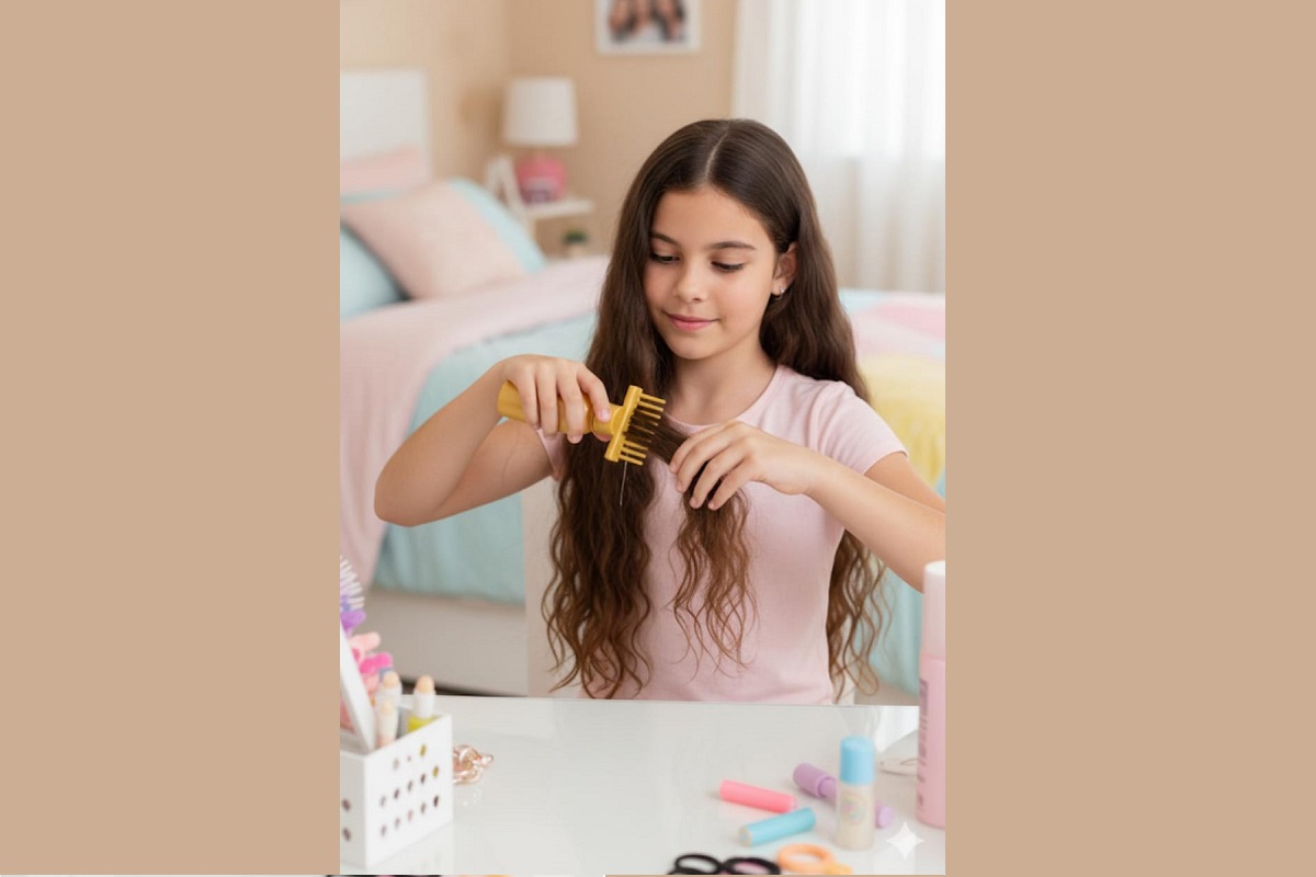 Oil Bottle Hair Brush