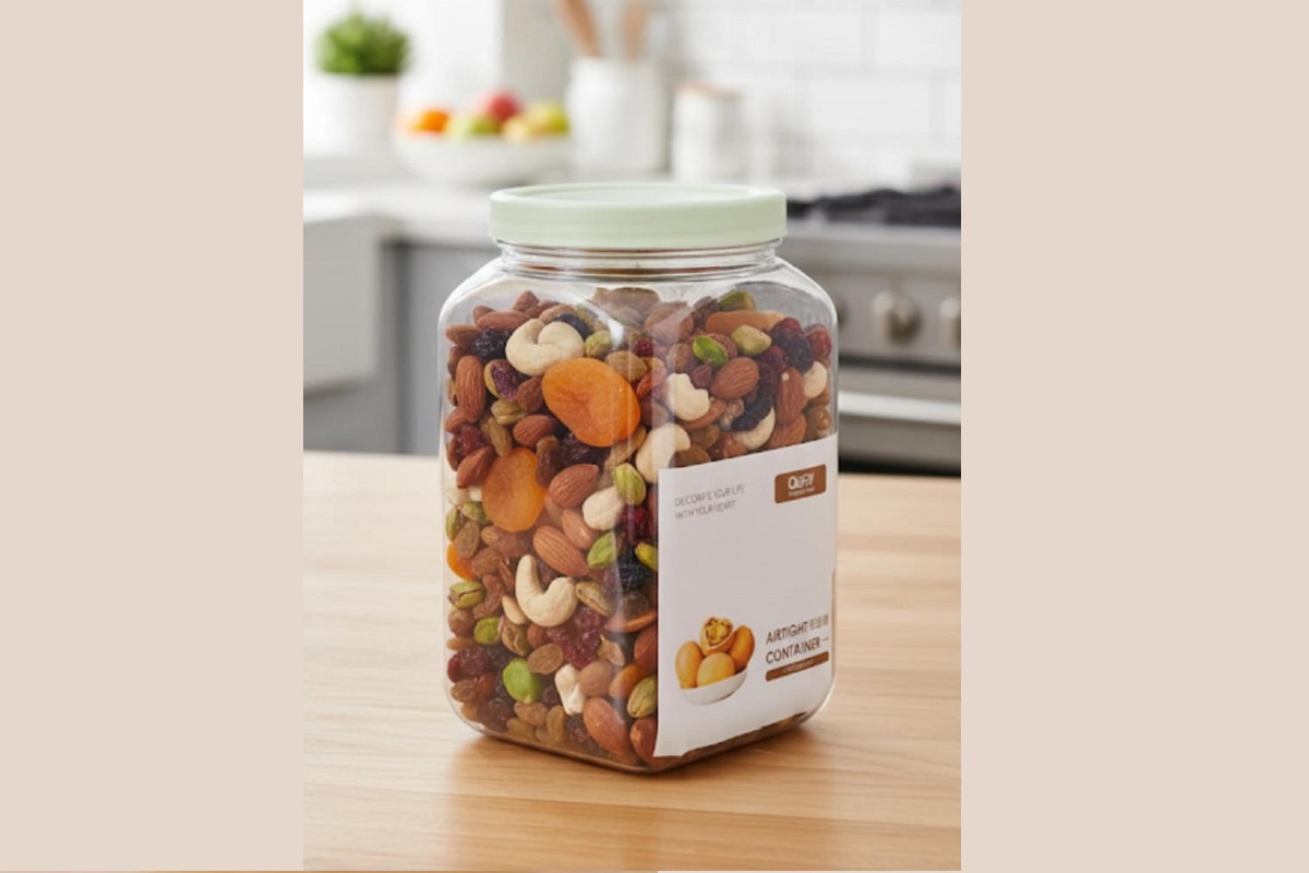 Air Tight Plastic Jar